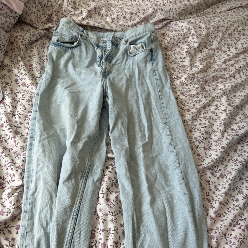 Zara Light Blue Denim Jeans